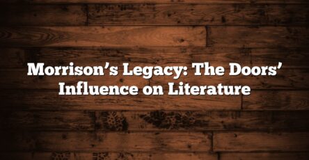 Morrison’s Legacy: The Doors’ Influence on Literature