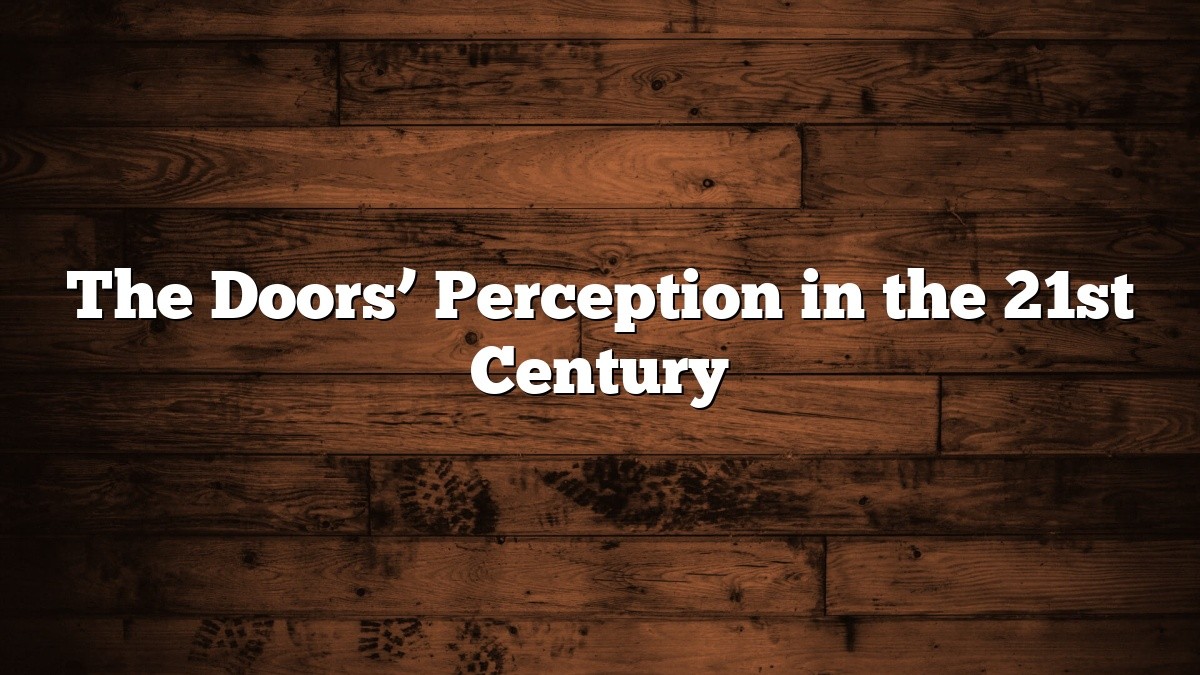 The Doors’ Perception in the 21st Century