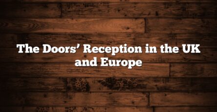 The Doors’ Reception in the UK and Europe